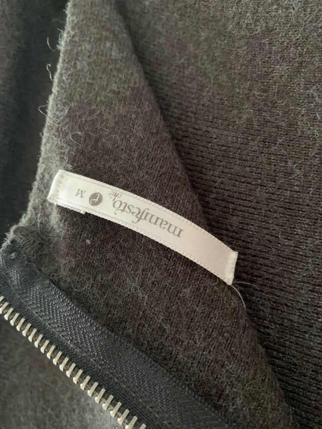 Falda punto Manifesto gris