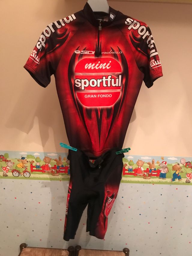 Maillot y culotte ciclista niñ@