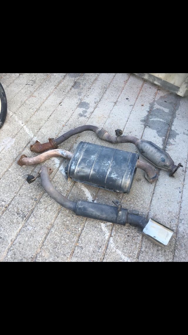 Sistema de escape opel frontera B 2.2 5-türig fondos silenciador endschalldämpfer