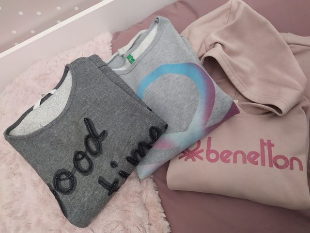 LOTE  tres sudaderas niña Talla 12