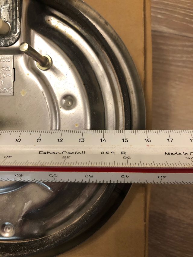 Placa eléctrica 160mm