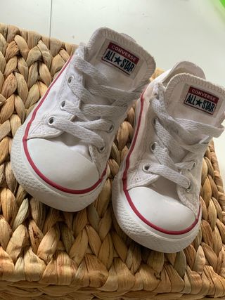 converse blancas talla 24