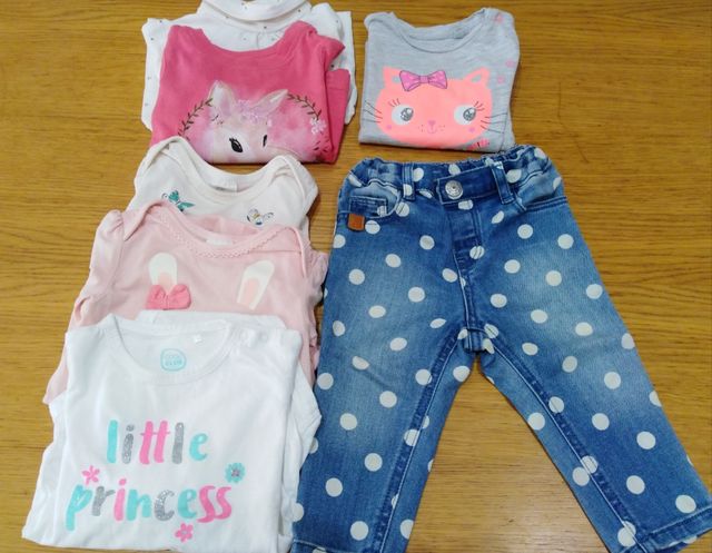 Ropa de bebé niña de 4 a 6 meses