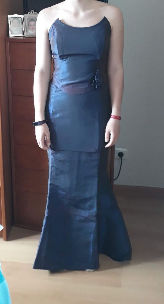 Vestido de fiesta azul  talla 38