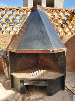 Chimenea rinconera de segunda mano en WALLAPOP
