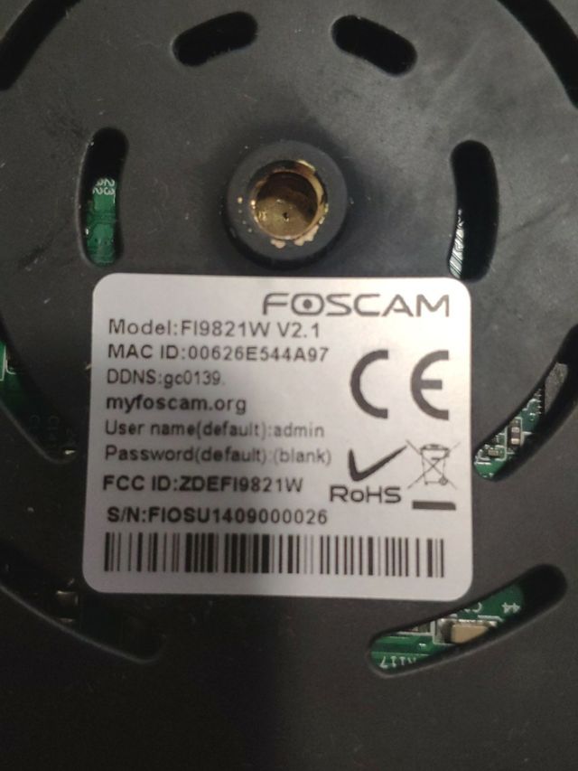 Cámara FOSCAM Videovigilancia wifi