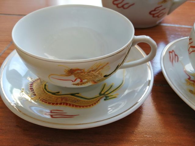 juego para 4 de café de Japón. No envío