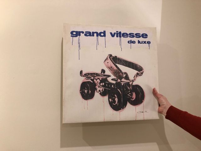 Cuadro retro "Grand Vitesse"