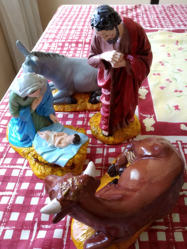PESEBRE PINTADO A MANO