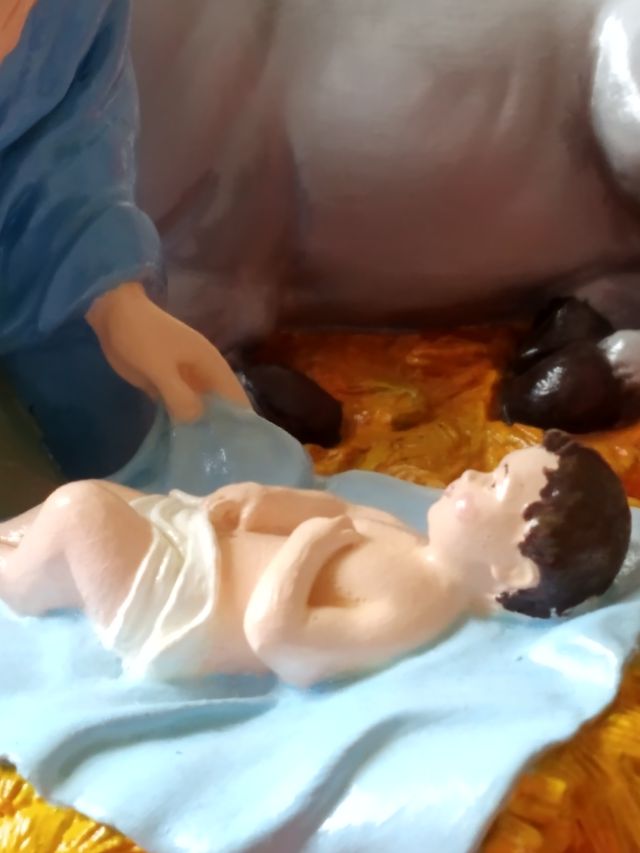 PESEBRE PINTADO A MANO