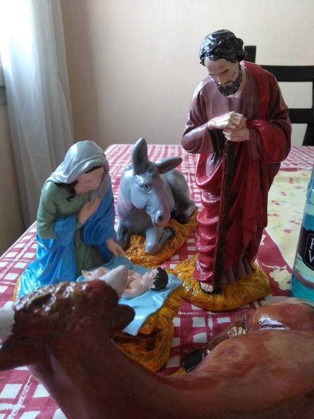 PESEBRE PINTADO A MANO