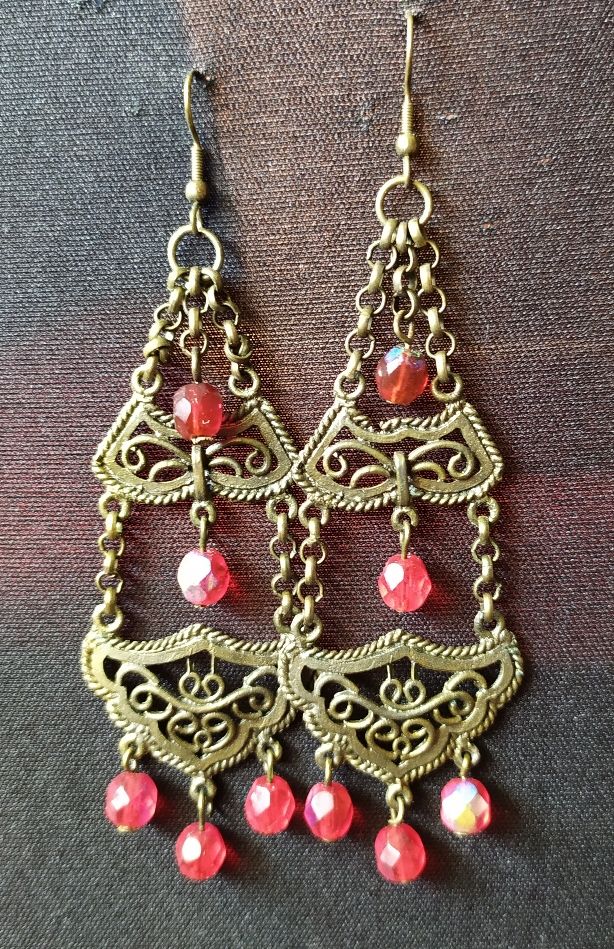 Pendientes largos ideales para diario y folclore