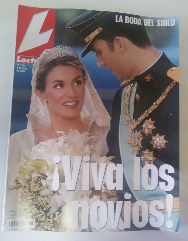 Boda real Felipe VI reina Leticia lote revistas