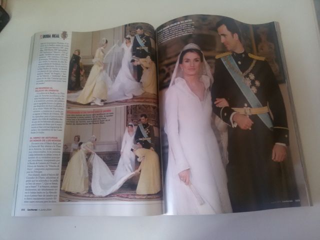 Boda real Felipe VI reina Leticia lote revistas