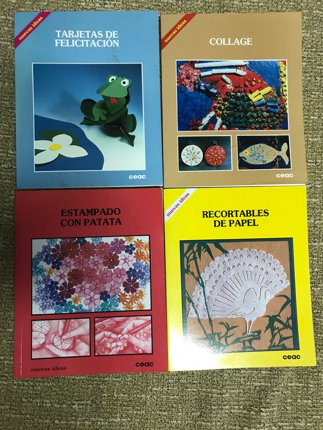 Lote 4 libros manualidades