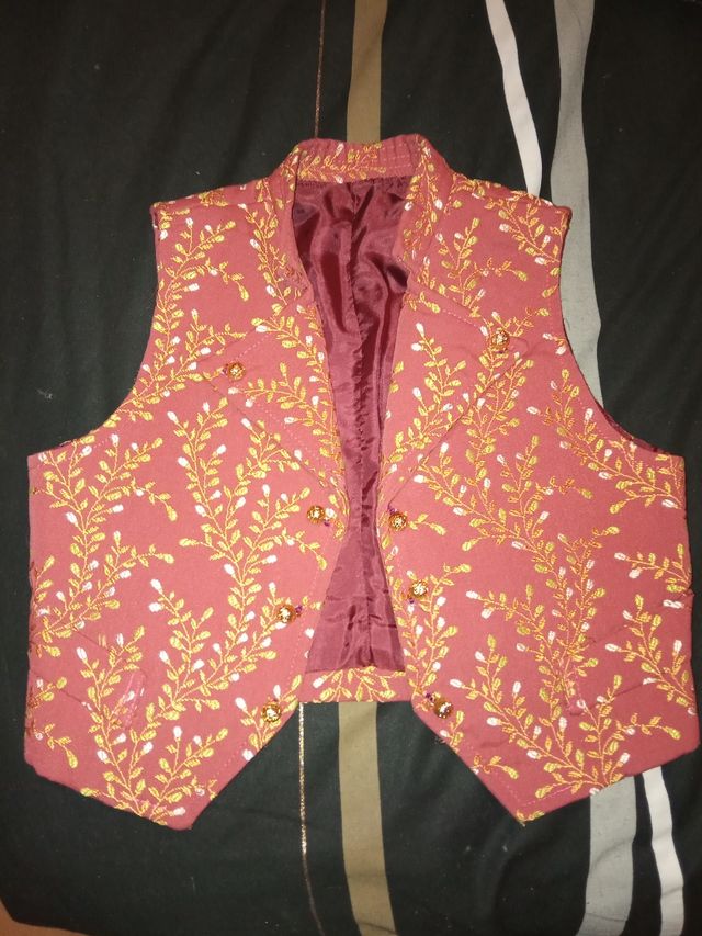 chaleco y pantalón fallero niño 4 años