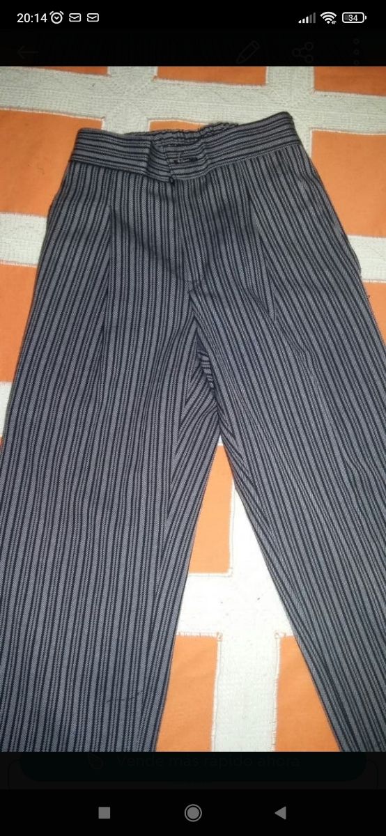 chaleco y pantalón fallero niño 4 años