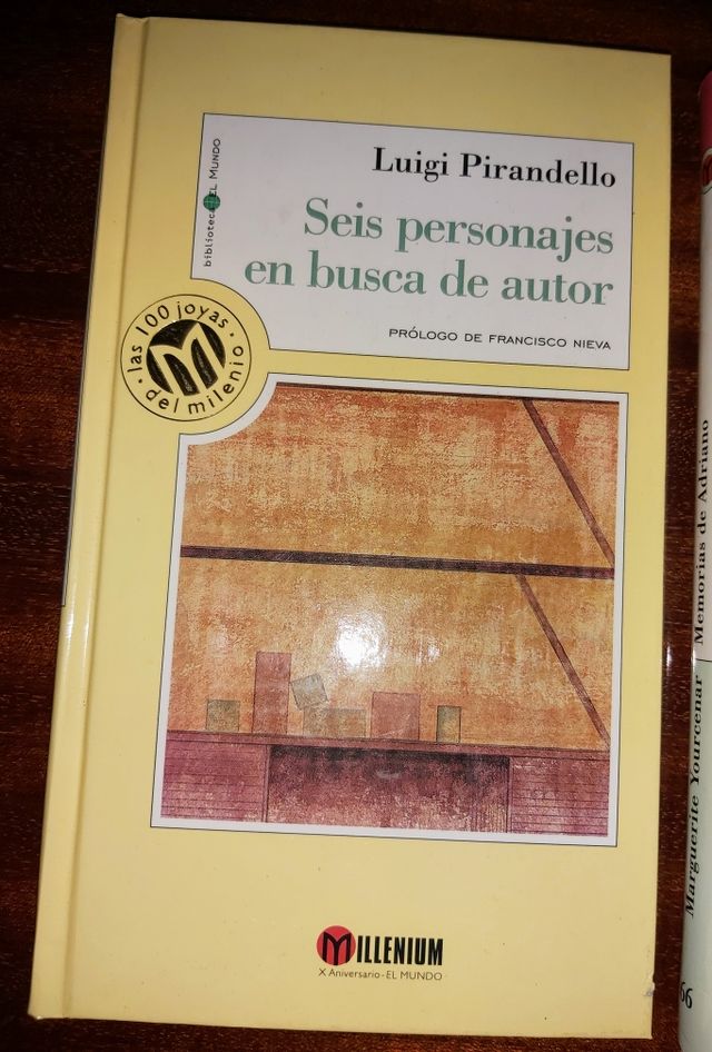 libro novela Seis personajes en busca de autor