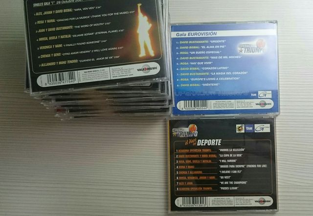 Pack CD Galas OT 1: Colección Operación Triunfo
