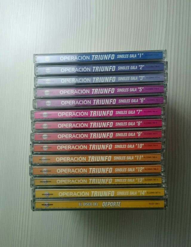 Pack CD Galas OT 1: Colección Operación Triunfo