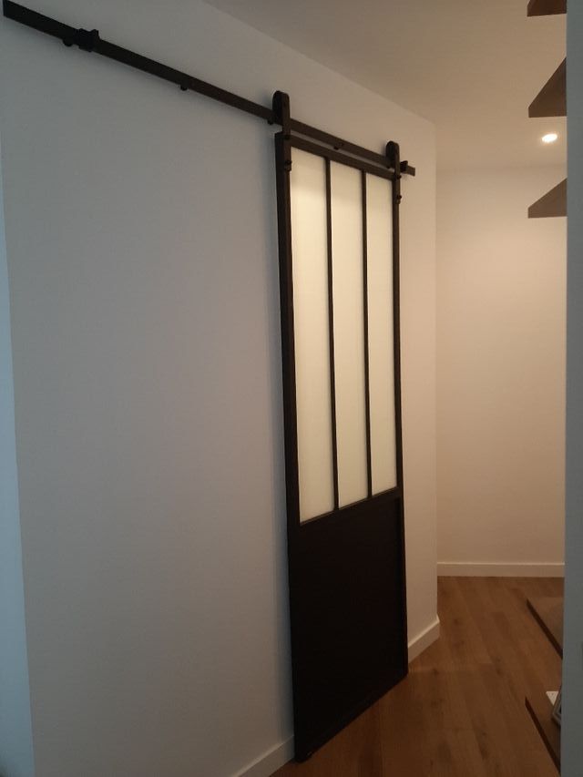 Puertas de hierro y cristal de segunda mano por 100 € en Madrid en WALLAPOP