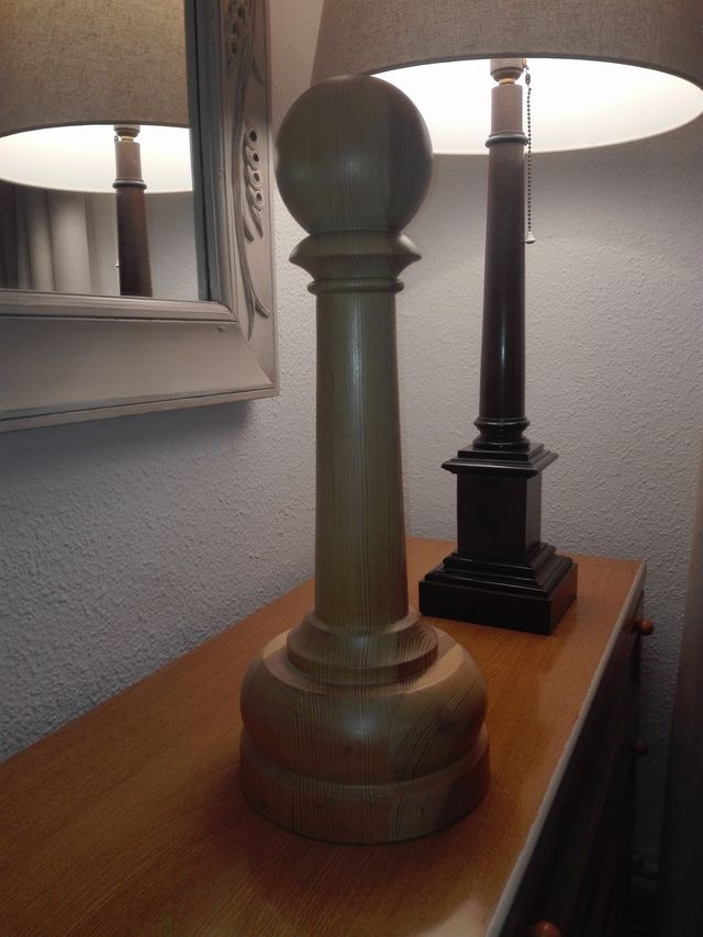 Peón de madera gran tamaño