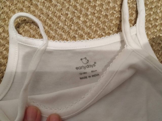 Set 3 bodies algodón tirantes 12-18 meses