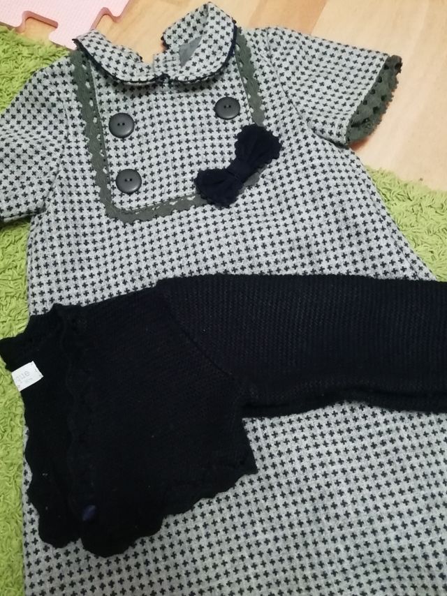 vestido niña y chaqueta