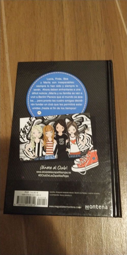 libro : el club de las zapatillas rojas
