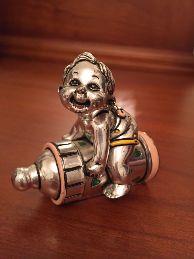 Lote de 10 figuras plata