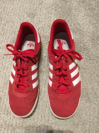 zapatillas adidas rojas