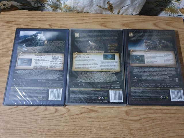 DVD EL SEÑOR DE LOS ANILLOS Esta la saga hay 3 CD