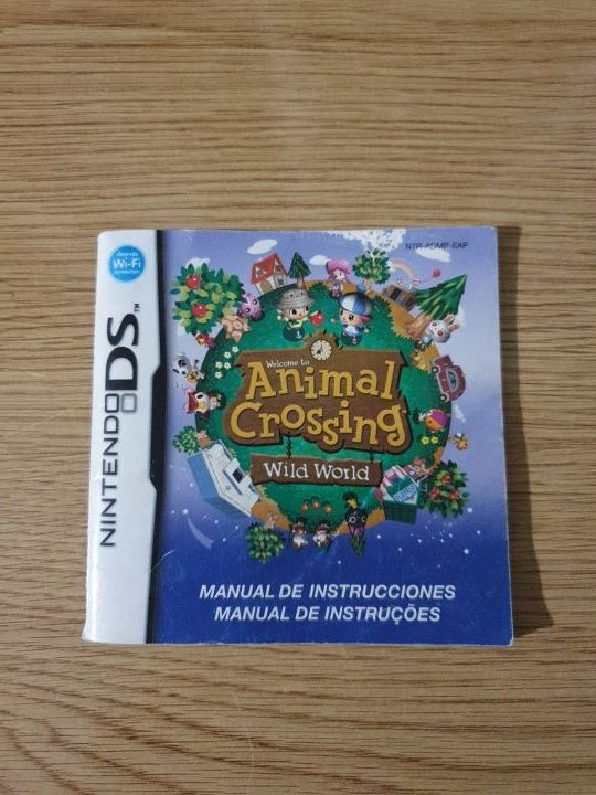 Manual de instrucciones Nintedo DS Animal Crossing