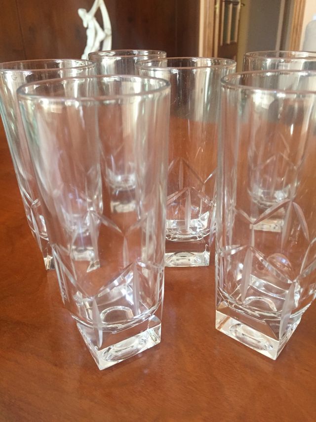 Juego de 5 vasos cubata