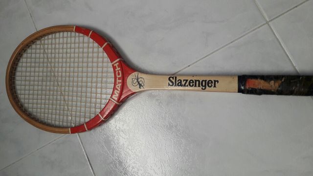 Raqueta tenis Slazenger vintage años 80
