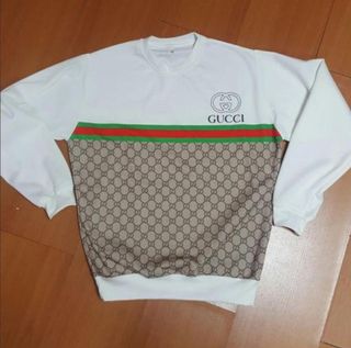sudadera gucci blanca
