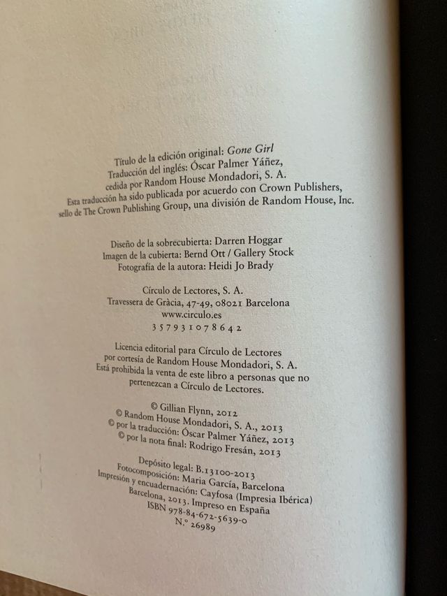 Perdida, de Guillian Flynn