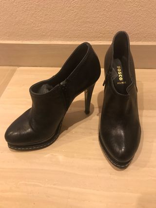 Botín campero piel FOSCO - Talla 38 - Blanco/Beige - GLAMI.es