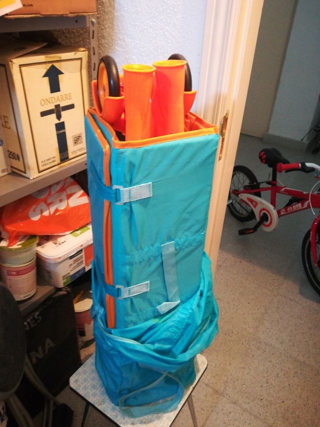 lote cuna y colchón de viaje