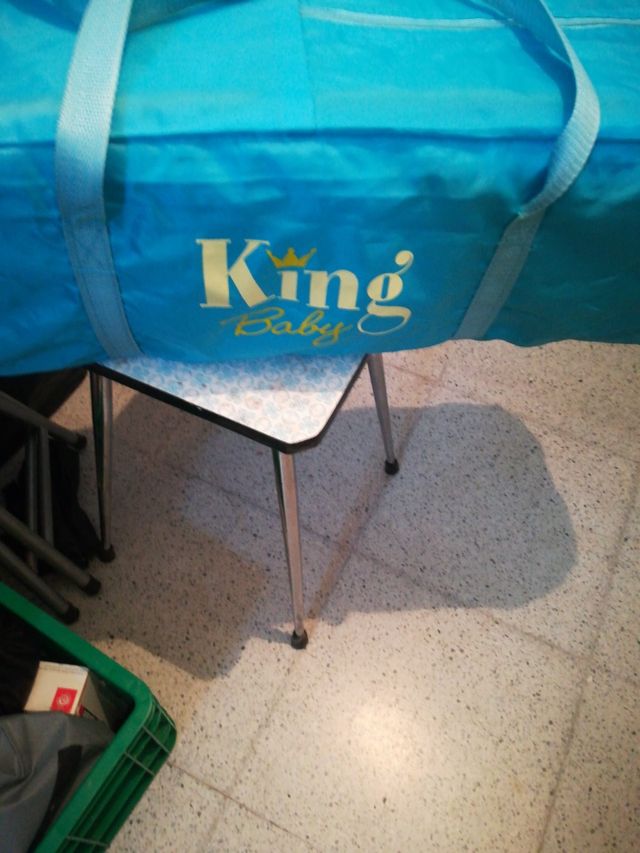 lote cuna y colchón de viaje