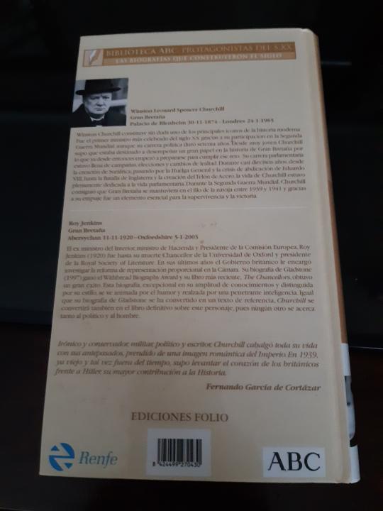 Libro "Winston Churchill Volumen I" de Roy Jenkins