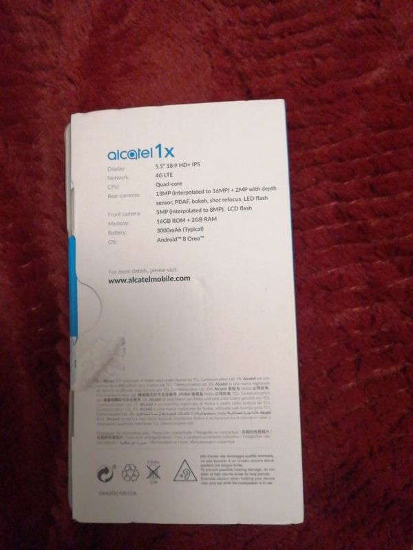 alcatel 1x 2019