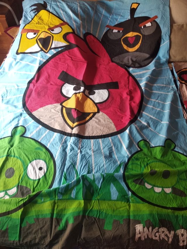 funda nórdica ungry Bird de 90 más almohadon