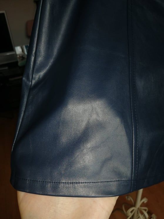 minifalda piel sintetica
