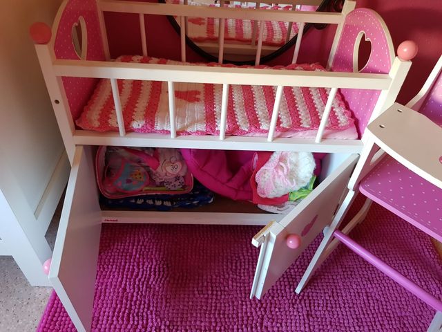 cuna y trona juguete