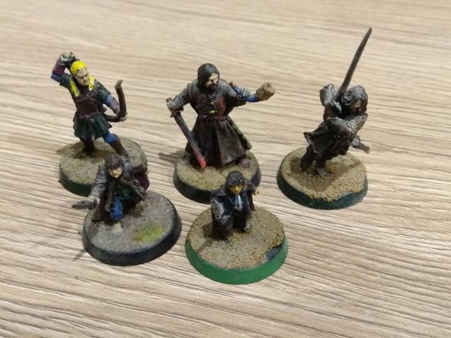 Warhammer señor de los anillos, figuras de metal