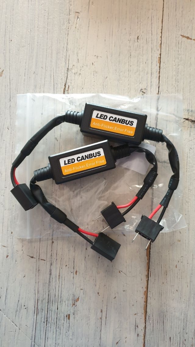 Kit lamparas led h1 h4 h7 alta intensidad canbus