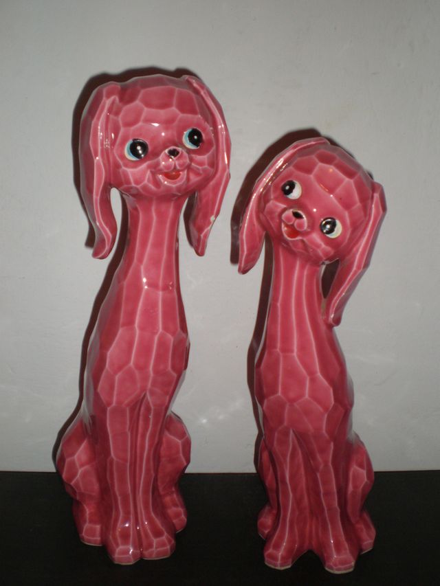 PERROS DE PORCELANA ESTILO RETRO