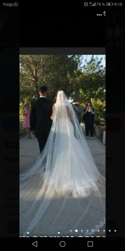 vendo traje de novia