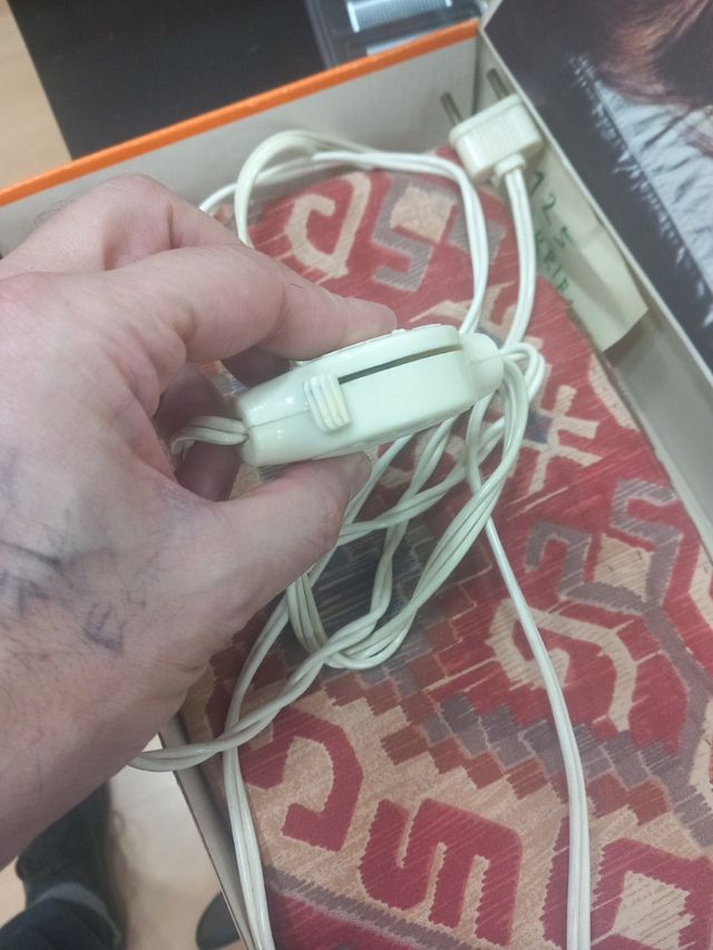 almohadilla eléctrica vintage